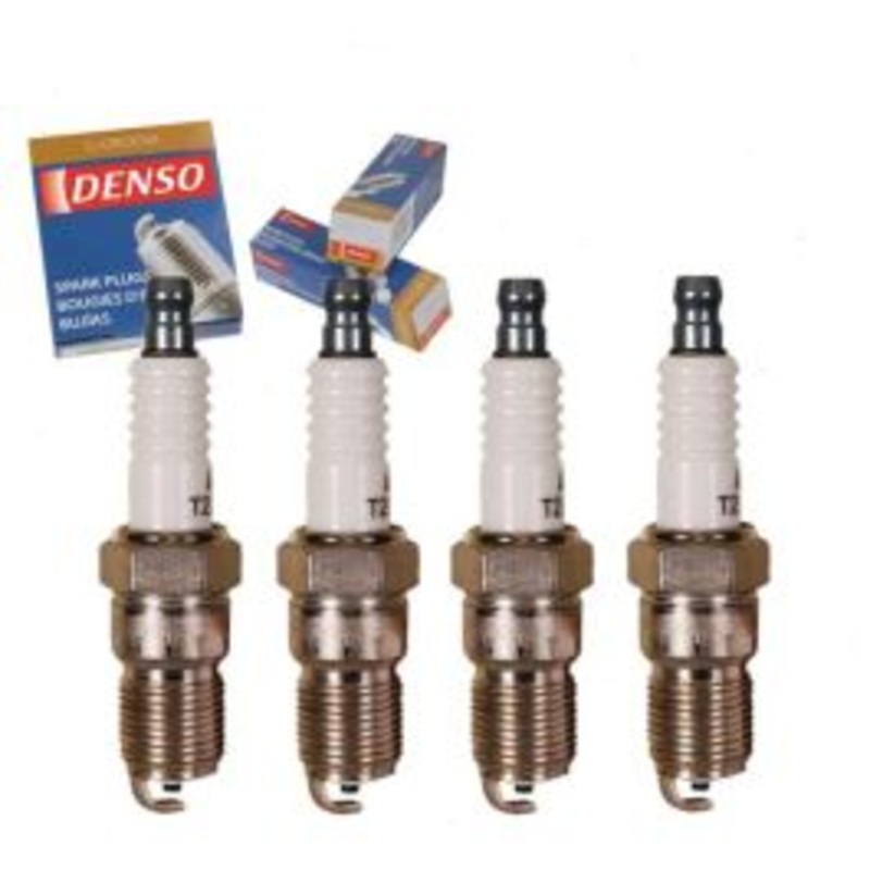 4 pc DENSO Standard U-Groove Spark Plugs for 1978-1979 Ford Fiesta 1.6L L4