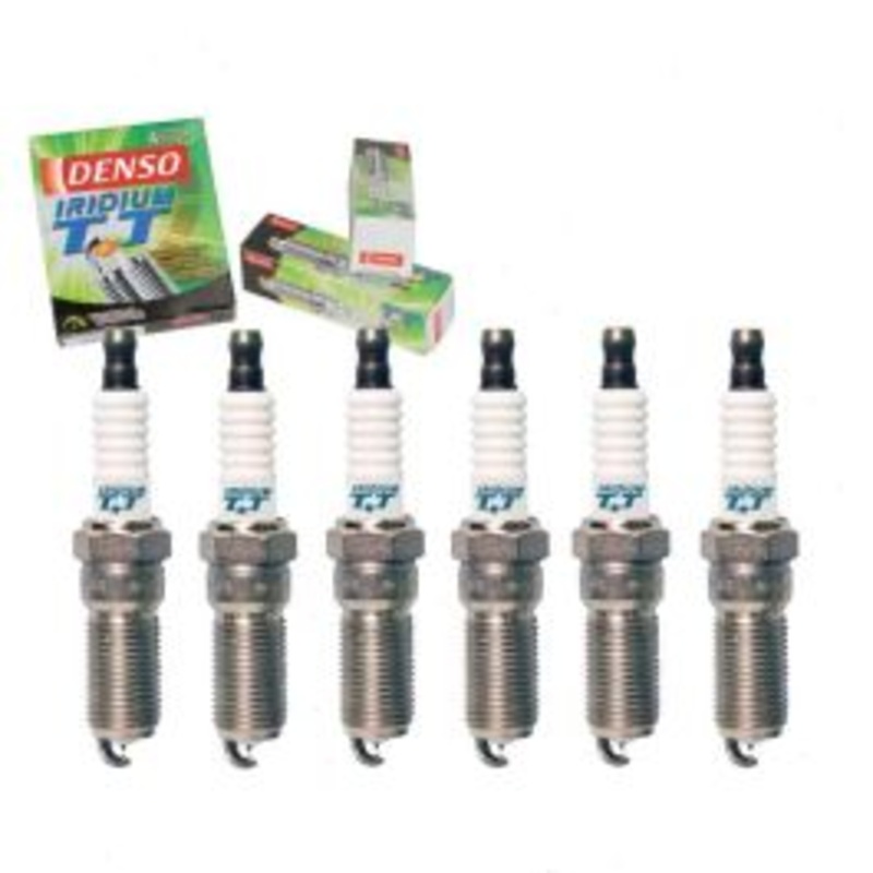 6 pc DENSO Iridium TT Spark Plugs for 2014-2017 GMC Sierra 1500 4.3L V6