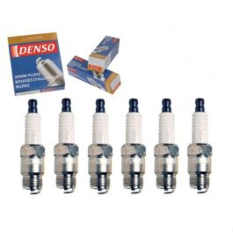 6 pc DENSO Standard U-Groove Spark Plugs for 1968-1974 Chevrolet P20 Van 4.1L 4.8L L6