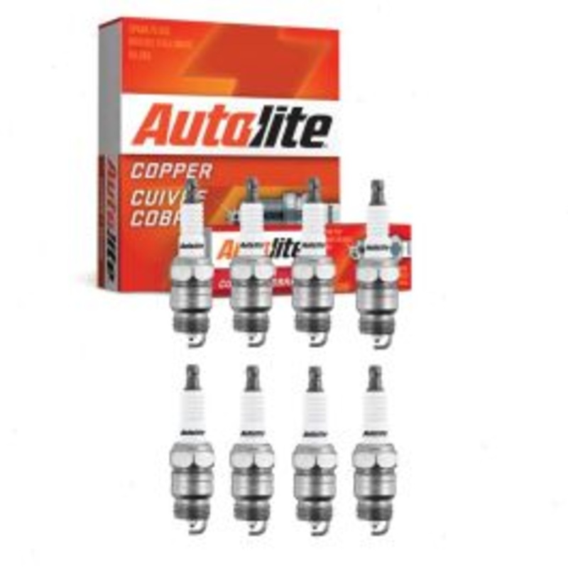 8 pc Autolite Copper Core Spark Plugs for 1955-1959 Ford Skyliner 4.4L 4.8L 5.1L 5.4L V8