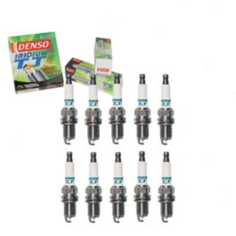 10 pc DENSO Iridium TT Spark Plugs for 2010-2012 Audi R8 5.2L V10