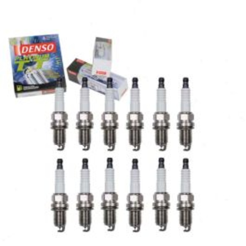 12 pc DENSO Platinum TT Spark Plugs for 2002-2004 Mercedes-Benz C32 AMG 3.2L V6