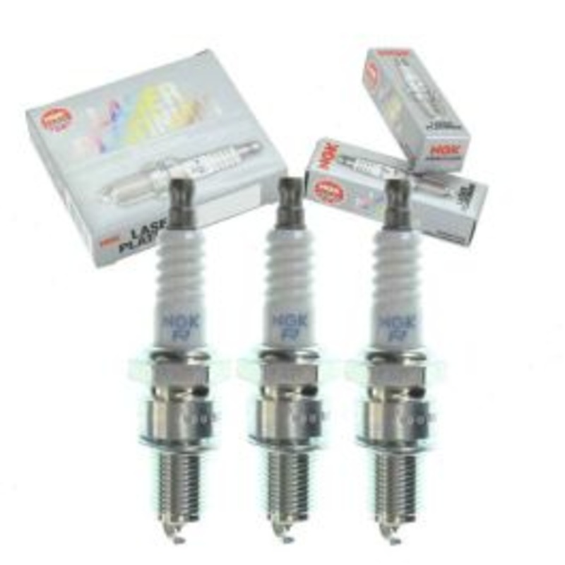 3 pc NGK Laser Platinum Spark Plugs for 1988-1992 Daihatsu Charade 1.0L L3