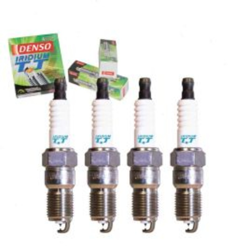 4 pc DENSO Iridium TT Spark Plugs for 1979-1986 Ford Mustang 2.3L L4