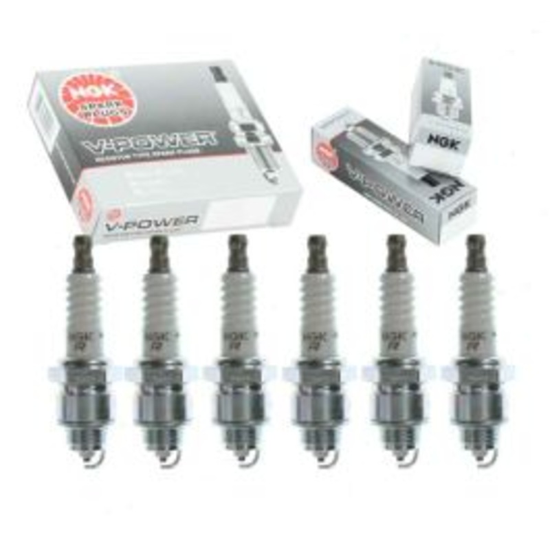 6 pc NGK V-Power Spark Plugs for 1958-1962 Chevrolet Biscayne 3.8L L6