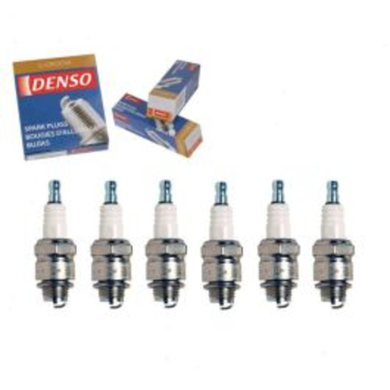 6 pc DENSO Standard U-Groove 6014 W14LM-U Spark Plugs