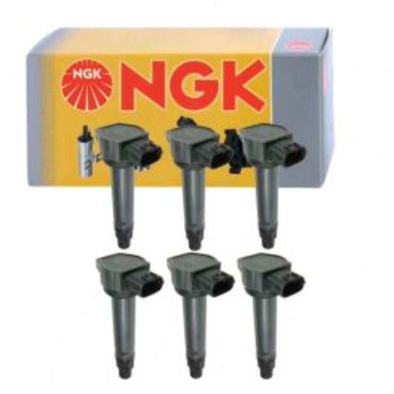6 pc NGK Ignition Coils for 2007-2019 Mitsubishi Outlander 3.0L V6