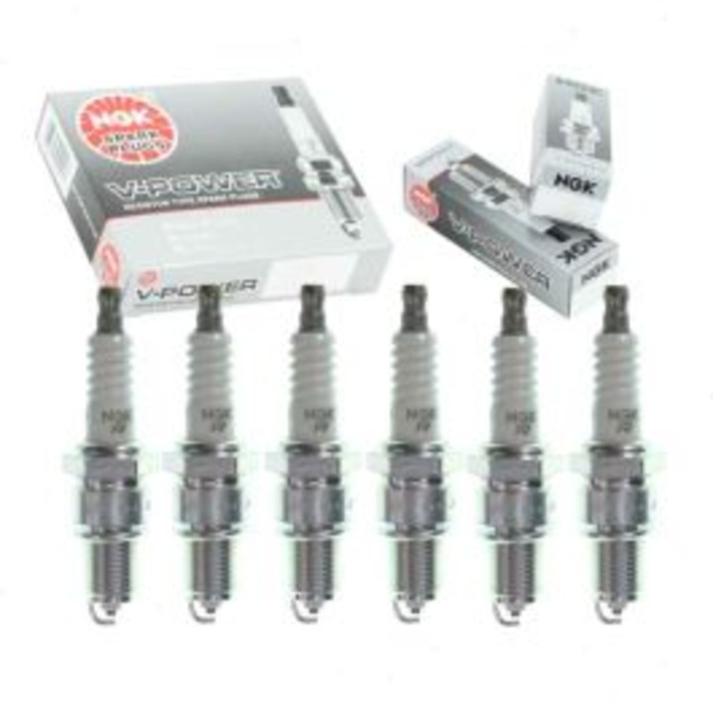 6 pc NGK V-Power Spark Plugs for 1972 International DM10 4.2L L6