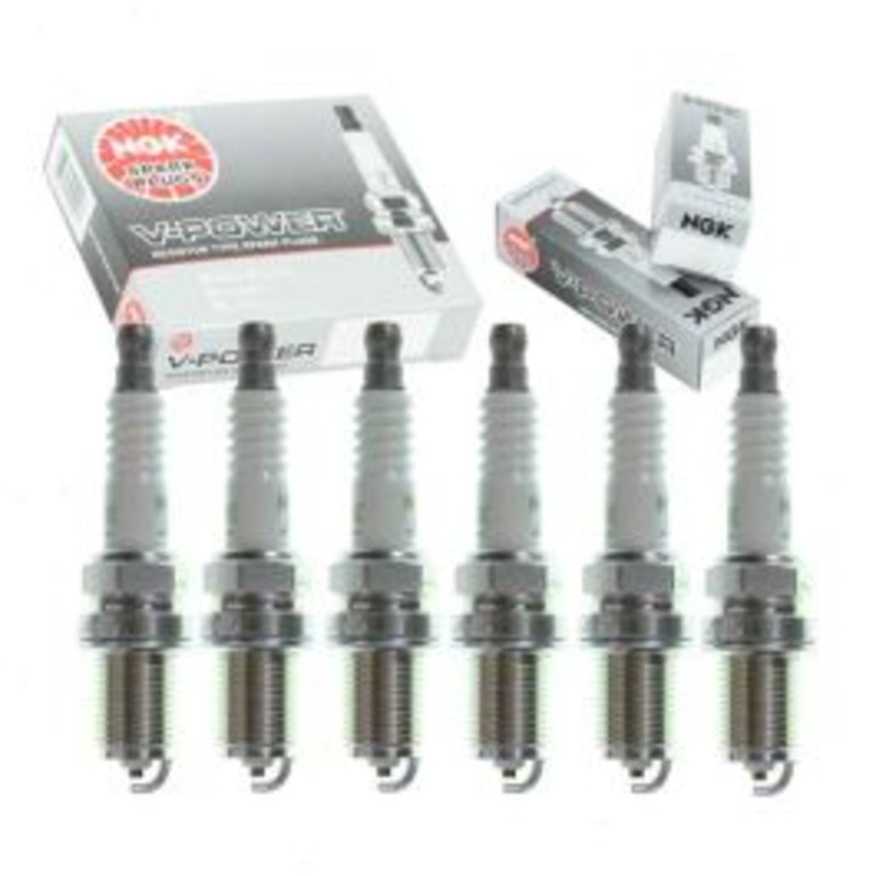 6 pc NGK V-Power Spark Plugs for 1987-1990 Jeep Comanche 4.0L L6