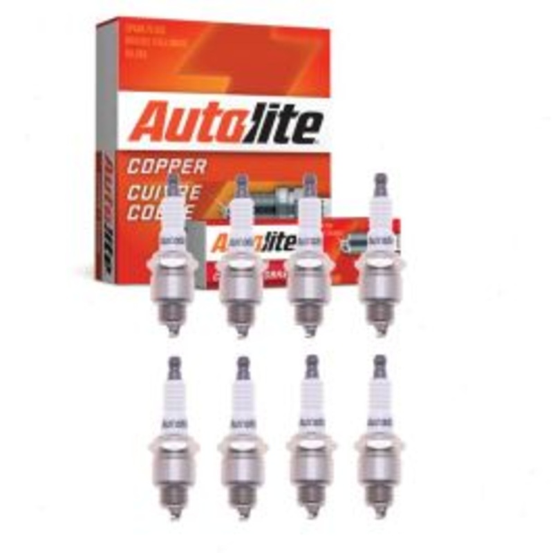 8 pc Autolite Copper Core Spark Plugs for 1955-1957 Hudson Hornet 5.2L 5.8L V8