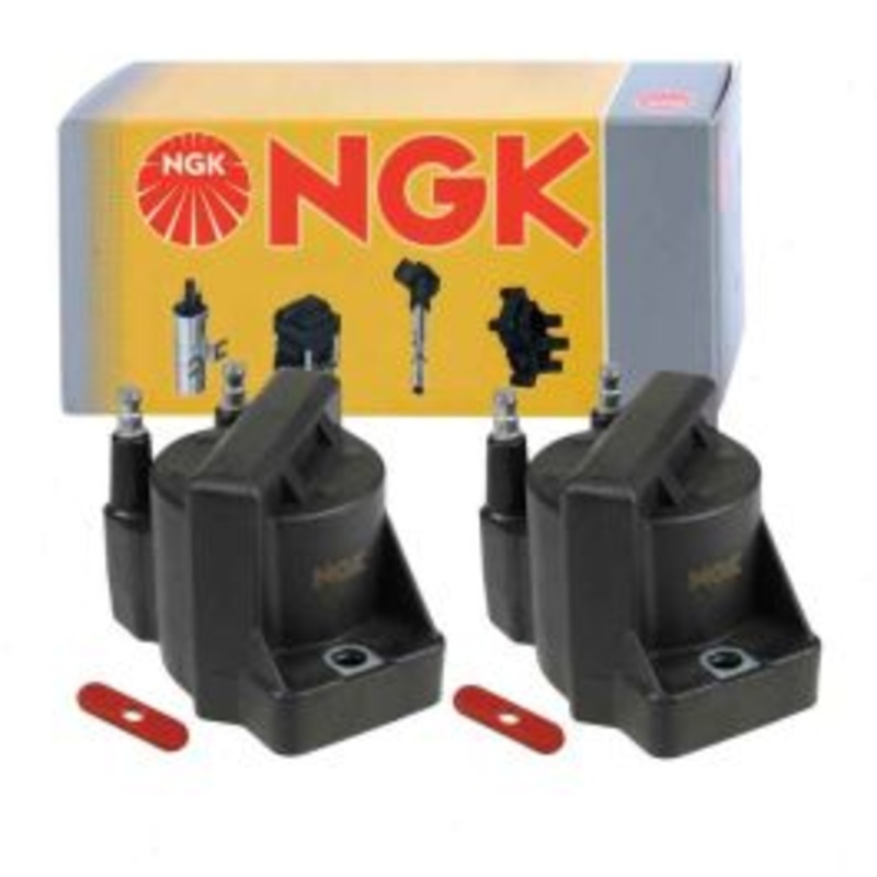 2 pc NGK Ignition Coils for 1987-1996 Chevrolet Beretta 2.0L 2.2L L4