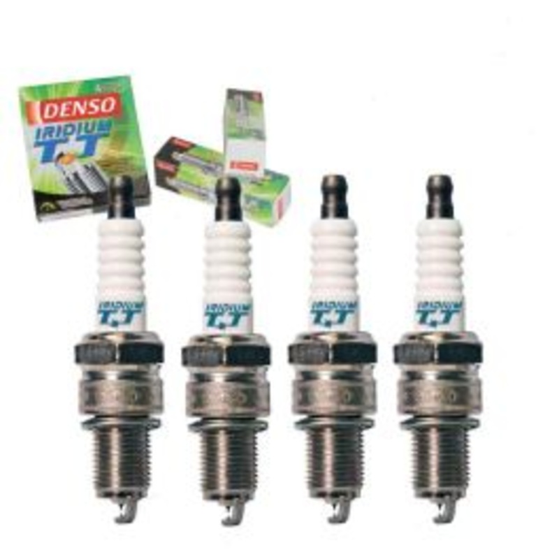 4 pc DENSO Iridium TT Spark Plugs for 1975-1976 BMW 2002 2.0L L4