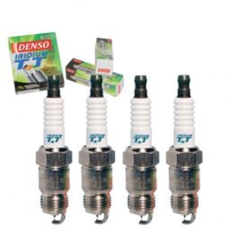 4 pc DENSO Iridium TT Spark Plugs for 1985-1987 Oldsmobile Calais 2.5L L4