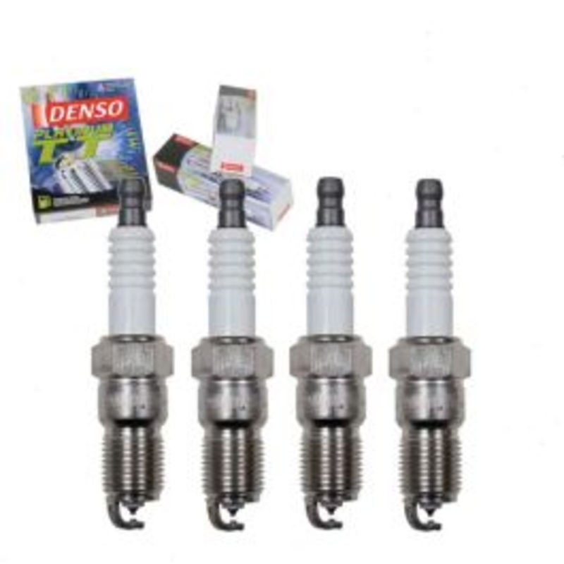 4 pc DENSO Platinum TT Spark Plugs for 1995-2002 Pontiac Sunfire 2.2L 2.4L L4