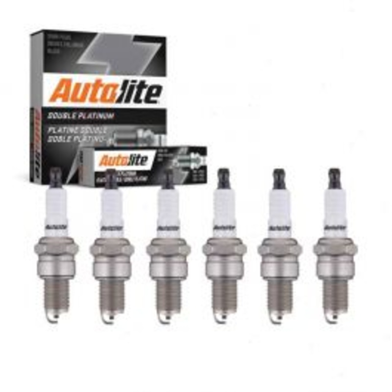 6 pc Autolite Double Platinum Spark Plug for 1968-1969 Chevrolet K30 Pickup