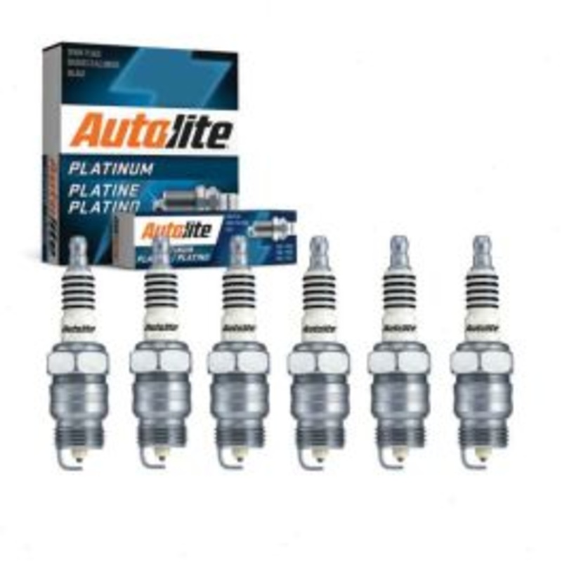 6 pc Autolite Platinum Spark Plug for 1955-1960 Ford Victoria 3.6L L6