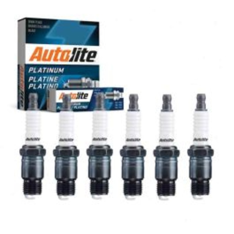 6 pc Autolite Platinum Spark Plug for 1977-1986 Chevrolet K30 4.8L L6