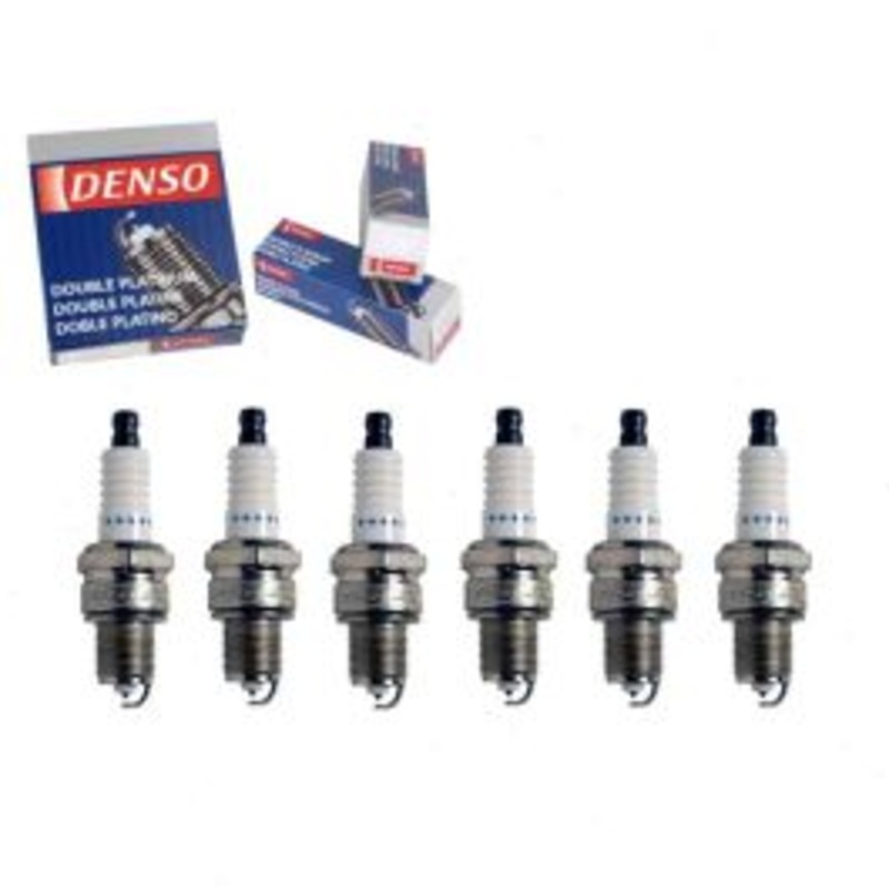 6 pc DENSO Double Platinum Spark Plugs for 1987-1999 Dodge Caravan 3.0L 3.8L V6