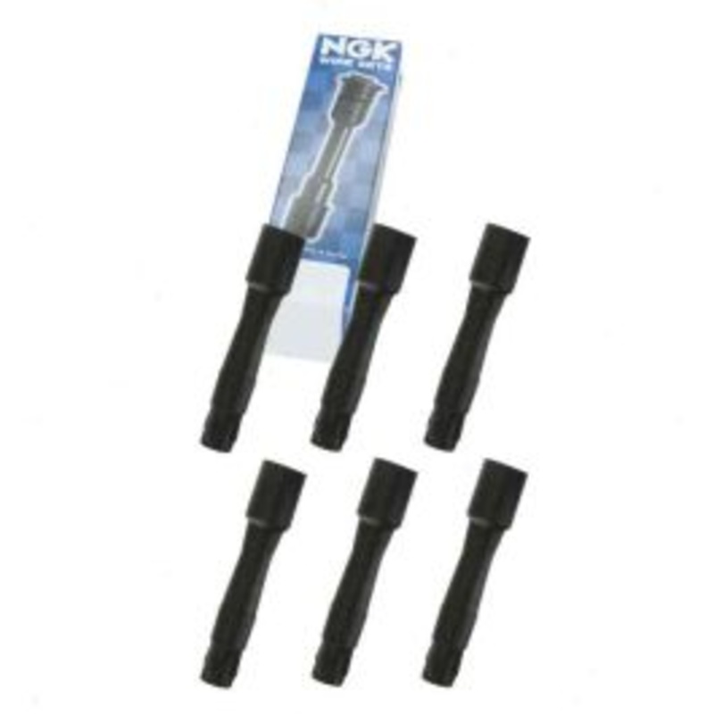 6 pc NGK Ignition Coil Boots for 2001-2002 BMW 320i 2.2L L6