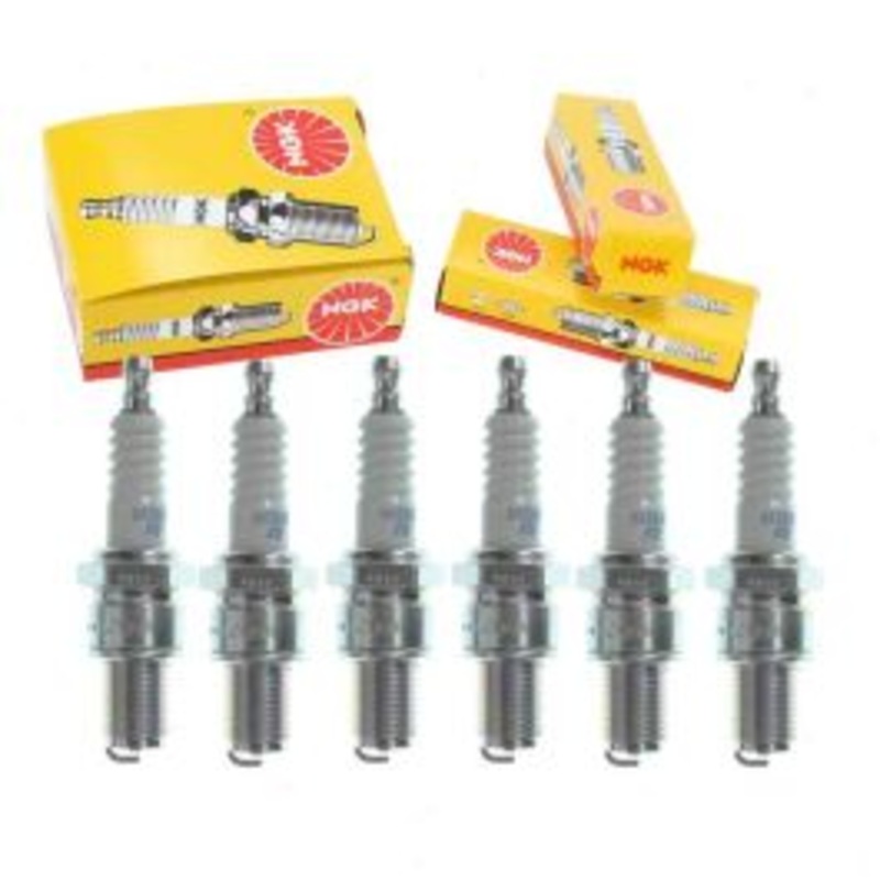 6 pc NGK Standard Spark Plugs for 1967 Chevrolet P10 Series 4.8L L6