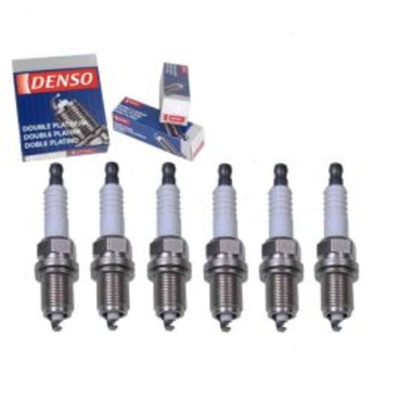 6 pc DENSO Double Platinum Spark Plugs for 2010-2012 Audi A6 Quattro 3.0L V6