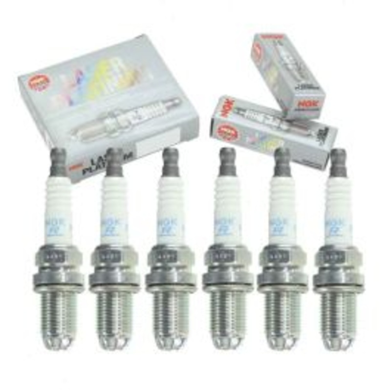 6 pc NGK Laser Platinum Spark Plugs for 1998-1999 BMW 323is 2.5L L6