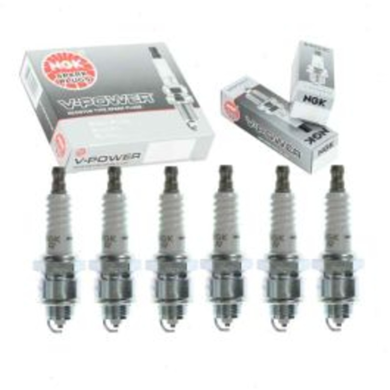6 pc NGK V-Power Spark Plugs for 1968-1969 International 1000C 3.9L 4.0L L6
