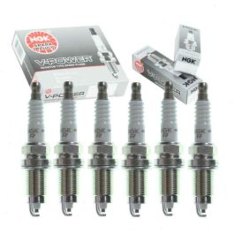 6 pc NGK V-Power Spark Plugs for 1993-1997 Eagle Vision 3.5L V6