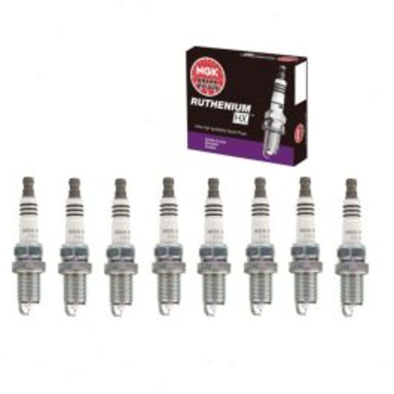 8 pc NGK Ruthenium HX Spark Plugs for 2006-2009 Land Rover Range Rover Sport 4.2L V8