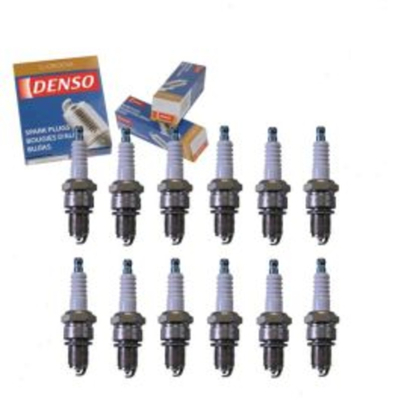 12 pc DENSO Standard U-Groove Spark Plugs for 1974 Ferrari 365 GT4 BB 4.4L H12
