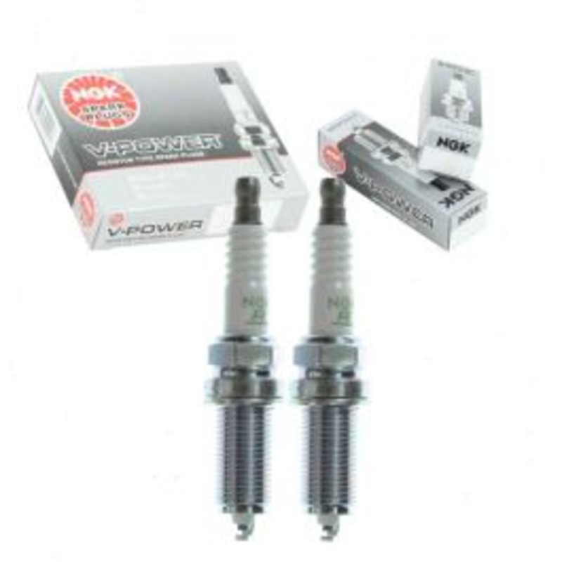 2 pc NGK V-Power 7787 LFR6C-11 Spark Plugs