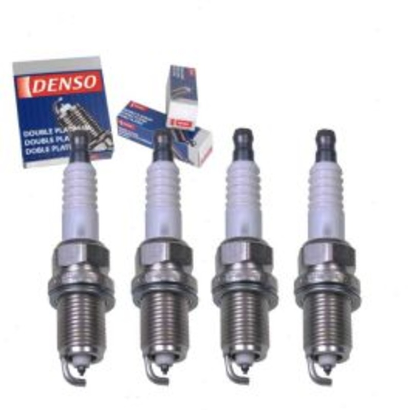4 pc DENSO Double Platinum Spark Plugs for 1990-1993 Mazda B2600 2.6L L4