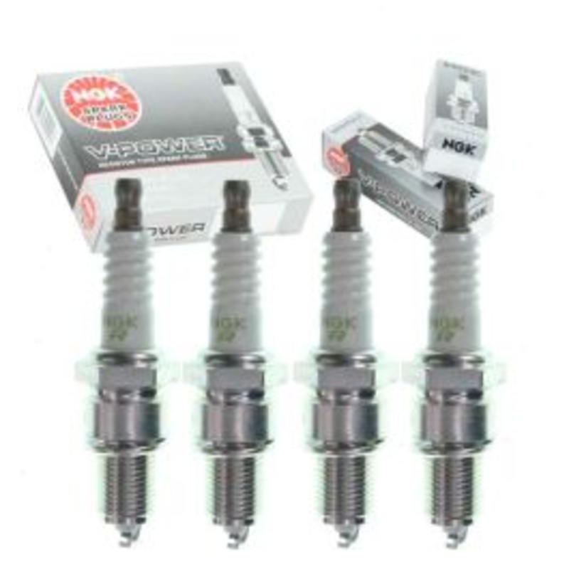 4 pc NGK V-Power Spark Plugs for 1984-1987 Isuzu Trooper 1.9L 2.3L L4