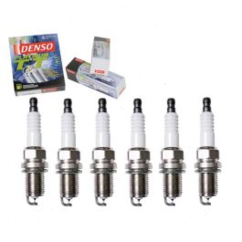 6 pc DENSO Platinum TT Spark Plugs for 1993-1998 Toyota Supra 3.0L L6