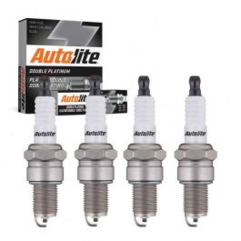 4 pc Autolite Double Platinum Spark Plug for 1991-2002 Mitsubishi Mirage