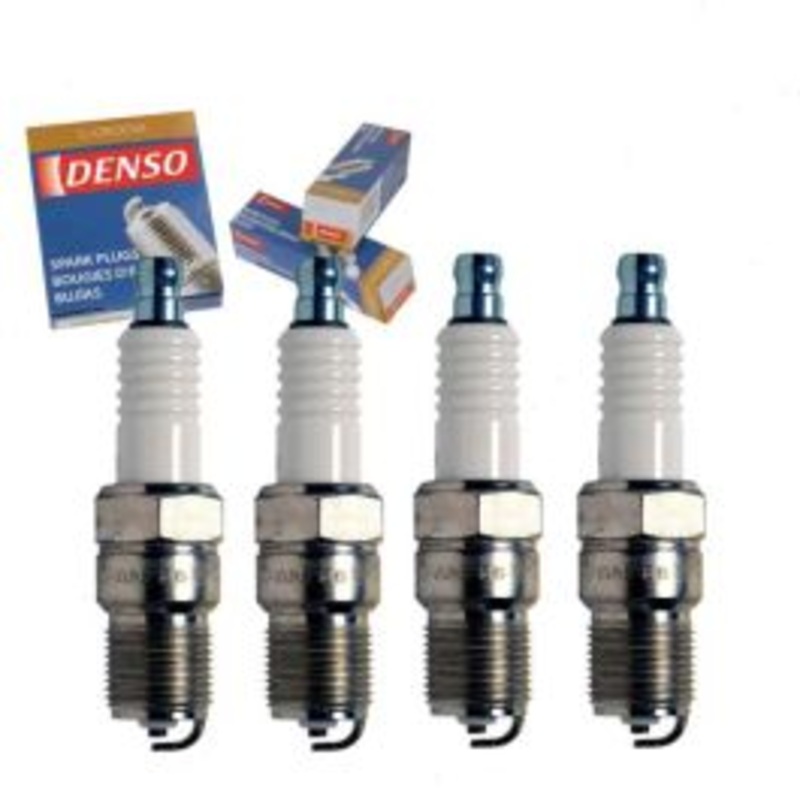 4 pc DENSO Standard U-Groove Spark Plugs for 1981 Mercury Cougar 2.3L L4
