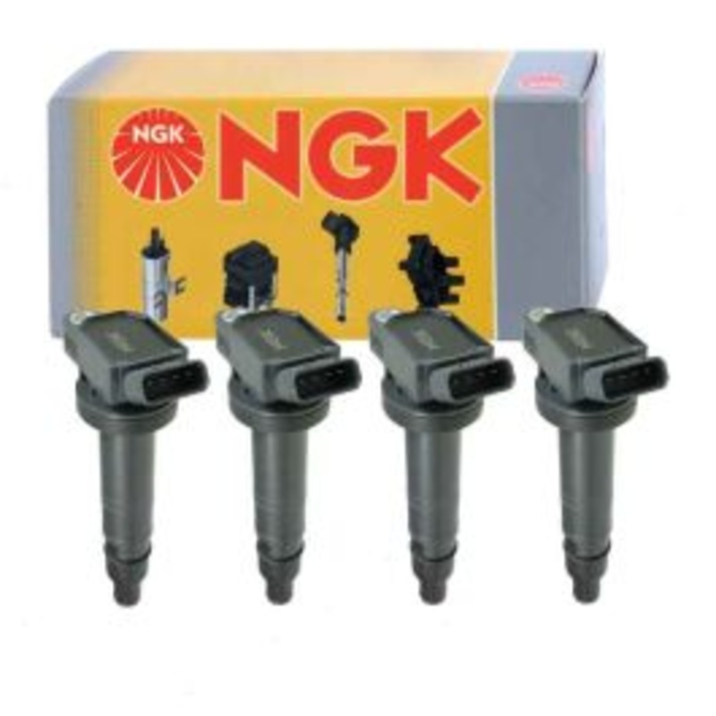 4 pc NGK Ignition Coils for 2009-2010 Pontiac Vibe 2.4L L4