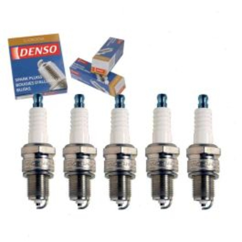 5 pc DENSO Standard U-Groove Spark Plugs for 1978-1987 Audi 5000 2.2L L5