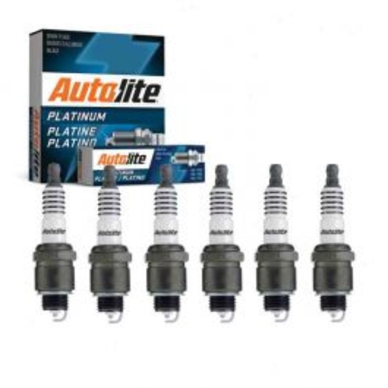 6 pc Autolite Platinum Spark Plug for 1966-1971 Jeep Jeepster 3.7L V6