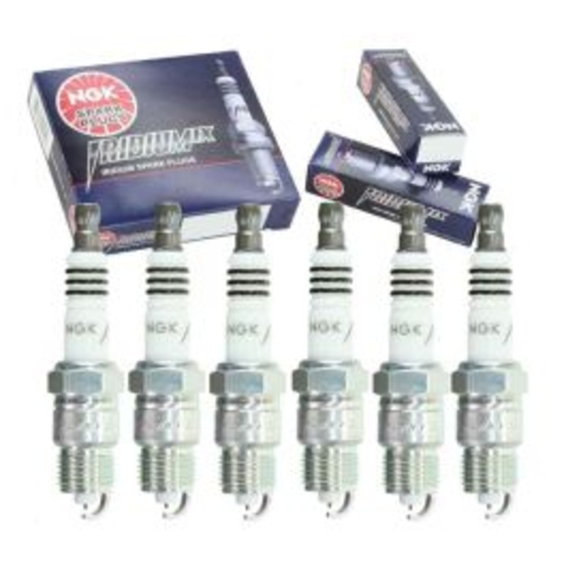 6 pc NGK Iridium IX Spark Plugs for 1975-1980 Plymouth Trailduster 3.7L L6