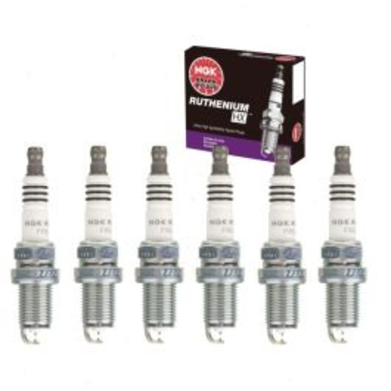 6 pc NGK Ruthenium HX Spark Plugs for 1997-2005 Dodge Stratus 2.5L 3.0L V6