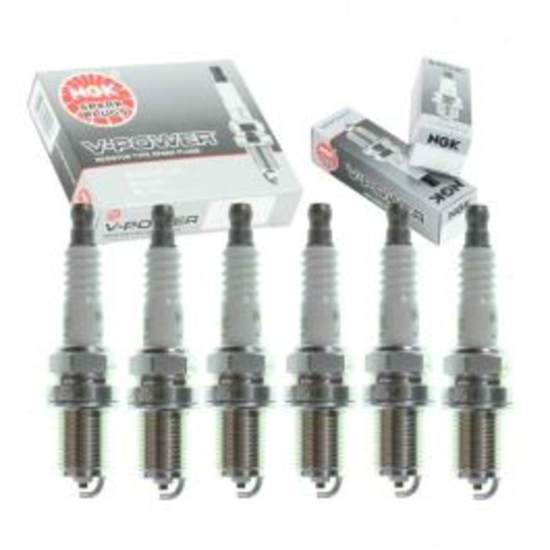6 pc NGK V-Power Spark Plugs for 1987-1990 Jeep Cherokee 4.0L L6