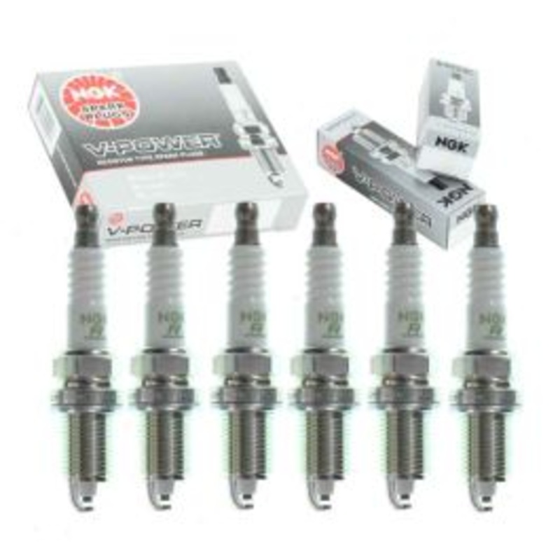 6 pc NGK V-Power Spark Plugs for 2007-2012 Dodge Nitro 3.7L V6
