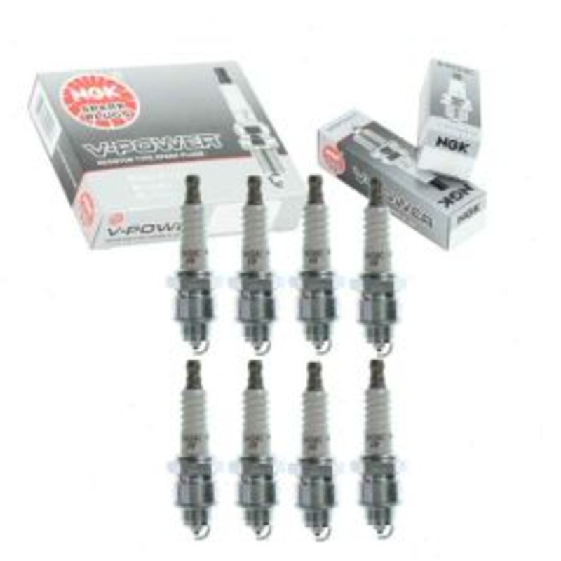 8 pc NGK V-Power Spark Plugs for 1958 Buick Limited 6.0L V8
