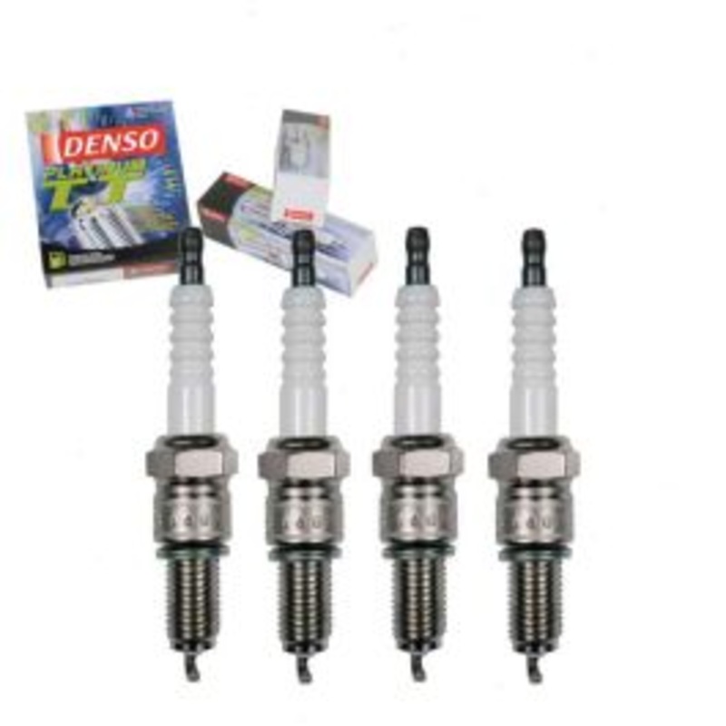 4 pc DENSO Platinum TT Spark Plugs for 1978-1987 Subaru Brat 1.6L 1.8L H4
