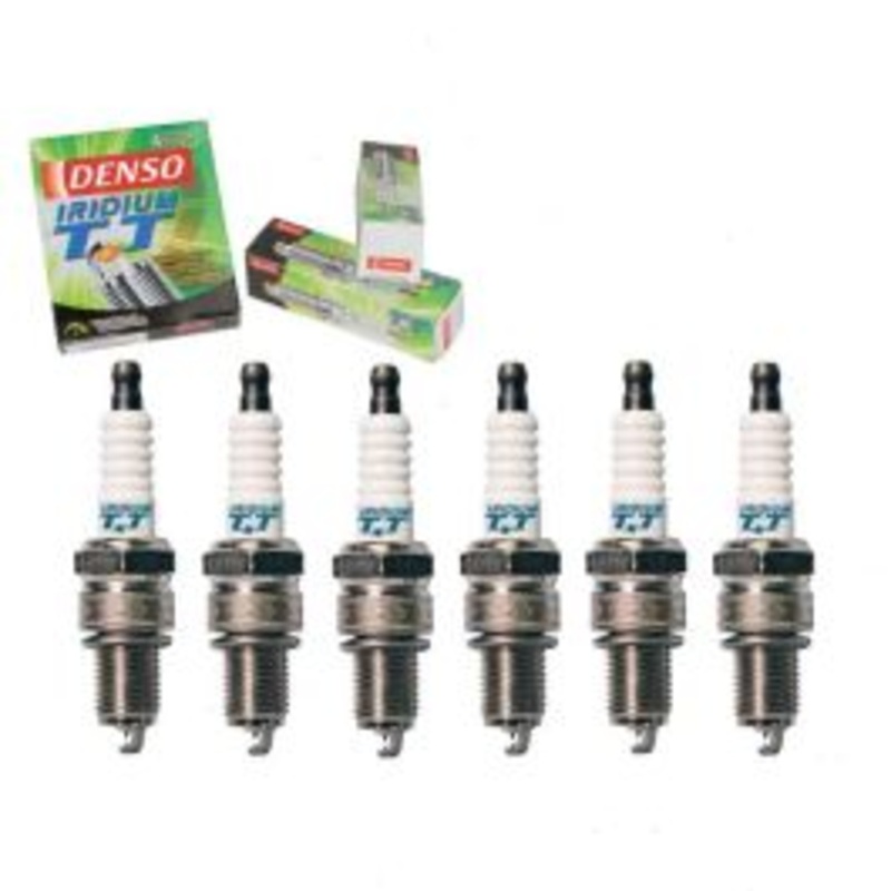 6 pc DENSO Iridium TT Spark Plugs for 1977 BMW 630CSi 3.0L L6