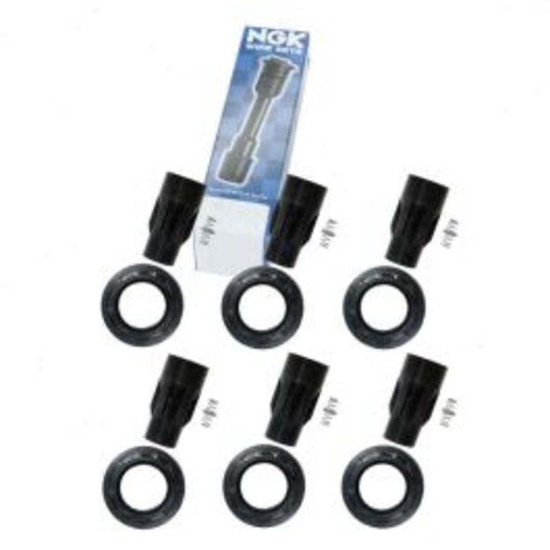 6 pc NGK Ignition Coil Boots for 2006-2008 Lexus RX400h 3.3L V6