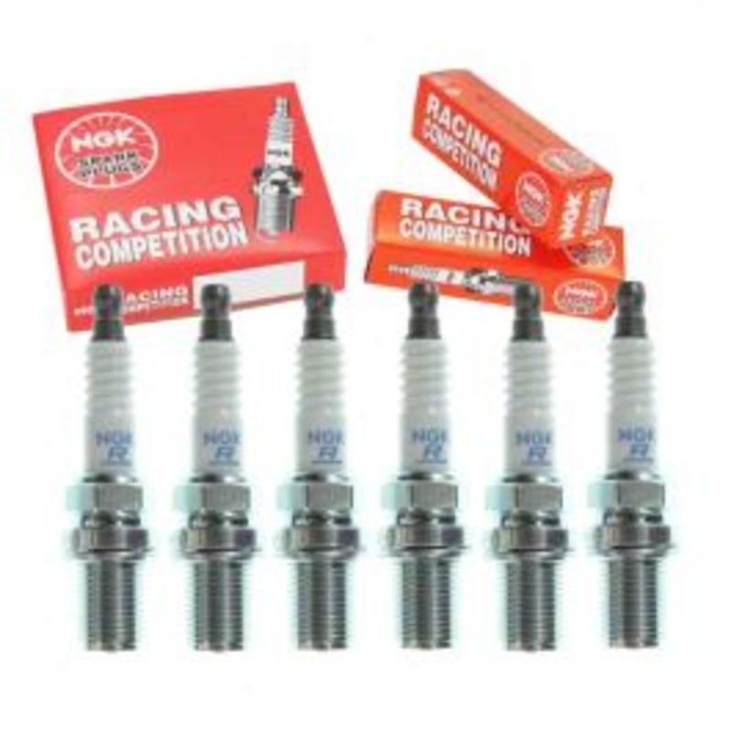 6 pc NGK Racing 4017 R6601-10 Spark Plugs