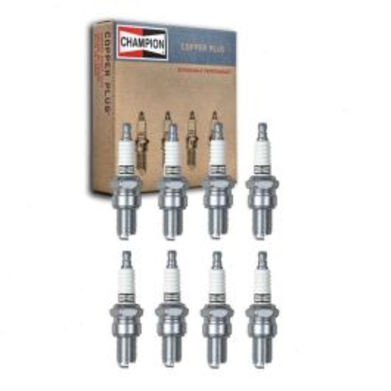 8 pc Champion Copper Plus Spark Plugs for 1955 Fargo FC3C Pickup 4.0L V8