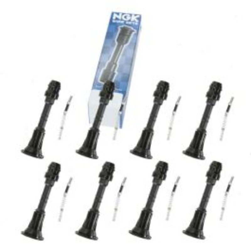 8 pc NGK Ignition Coil Boots for 2003-2010 Infiniti M45 4.5L V8